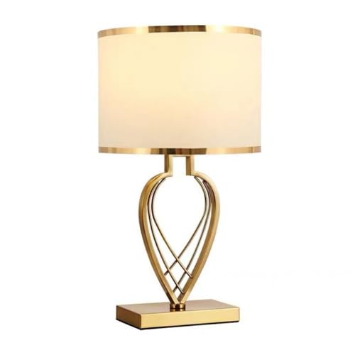 Genérico Lámpara de mesa posmoderna con pantalla tela, ideal for mesita noche, escritorio, dormitorio o sala estar. Perfecta for el comedor la
