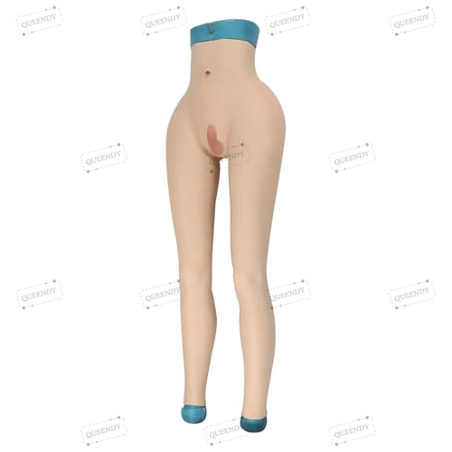 Culotte en silicone avec vagin pénétrable et rehausseur de hanches long