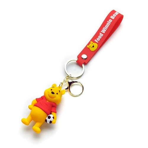 Image of Cute 3D Keychain | Keyring & Quirky Bag Charm | Hard Silicone, Unbreakable | Travel Essential | Kids Friendly | Strap & Bag Hook