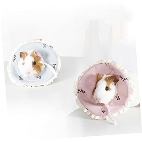 BELLIFFY 1stück Elizabethan Collar Für Kleine Haustiere Schutzkragen Gegen Lecken Und Kratzen Für Meerschweinchen Und Fliegende Eichhörnchen Waschbar Leicht Und Langlebig