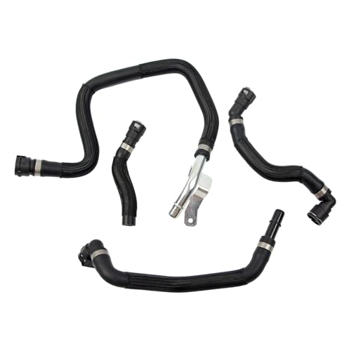 4 Pcs HVAC Heater Supply Return Hose Set Replace 68199254AB 68199254AA 68104972AA 52014624AA 68192082AA 52014627AB Fit for Jeep Grand Cherokee 2014-2018 Chrysler 200 2015-2017