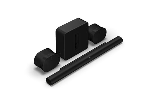 Image of Sonos Arc Ultra soundbar + Sub 4 subwoofer + Era 300 Speakers (Pair)