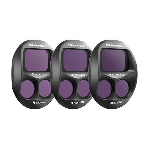 Filtros ND divididos Freewell soluciona videos sobreexpuestos en drones DJI Mavic 4 Pro