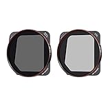 AJUSTABLE Y EVITA CAMBIO EL FILTRO: el filtro nd variable permite ajustar a su gusto para tener un desenfoque de movimiento adecuado. Para drones compatibles con Mavic 3, Mavic 3 Cine para una solución rápida y fácil para evitar el cambio de filtros en el campo.