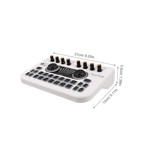 Console de mixage audio DJ numérique et doublage vocal pour streaming audio mobile