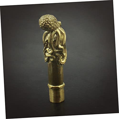 Silbato portátil cobre forma de pulpo seguridad miniatura 6