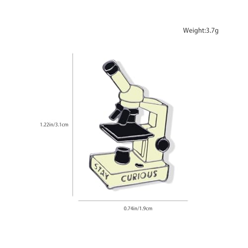 Image of Dr's gift Science Mouse Pins Brooch Lab Rat Doctor Pin Lapel Backpacks Badge Fun Biology Jewelry Gifts for Scientists Teachers Animal Researchers