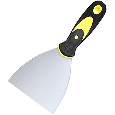 DEKEones Putty Knife Scrapers, Spackle Knife, Metal Scraper Tool for Drywall Finishing, Plaster Scraping, Decals, and Wallpaper(4 Inch) Cover