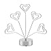 Fenteer Desktop Photo Tree Holder Desk Card Display Stand Elegant Photo Wedding Card Display for Memo Paper Note Reserved Signs Gifts, Silver