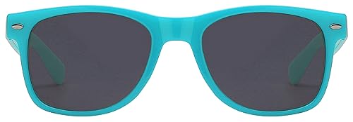 OWL Retro 80's Vintage Sunglasses Colorful Frame Womens and Mens Glasses with Smoke, Mirror, Clear Lenses3