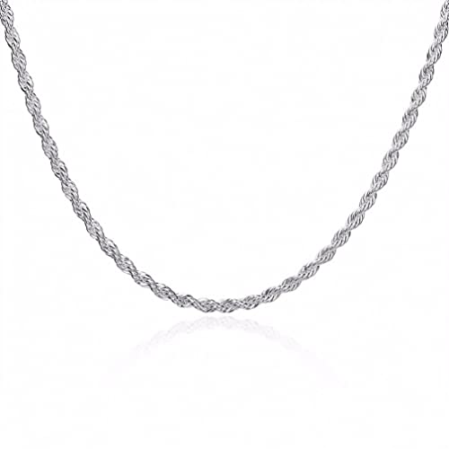Collier de chaîne 4 mm, le cadeau idéal en argent 925 pour célébrer un moment unique