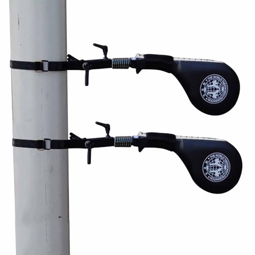 FHRKA Wing Chun Dummy Boxeo Artes Marciales Dispositivo de Entrenamiento Objetivo Deportivo, Ajustable Wing Chun Spring Arms Man Pile (2pcs)