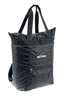 Tatonka Rucksacktasche Market Bag 22l - Leichte Einkaufstasche/Shopper mit verstaubaren Rucksackträgern und Reißverschluss - als Tasche oder Rucksack verwendbar - 22 Liter (schwarz)