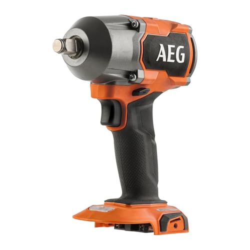 AEG - Boulonneuse à Chocs Sans Fil - Couple jusqu'à 785 Nm - 4 Modes dont 1 Autostop - Moteur Brushless - Revêtement Softgrip et Crochet de Ceinture - Compatible...
