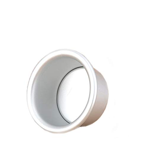 BakeWarePlus Mini Aluminum Chiffon Cheesecake Cake Round Pan Mold with Removable Bottom 2 Inch Set of 5