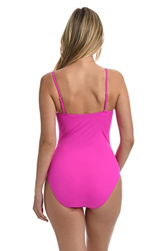 La Blanca Women's Standard Island Goddess Bandeau One Piece Swimsuit2
