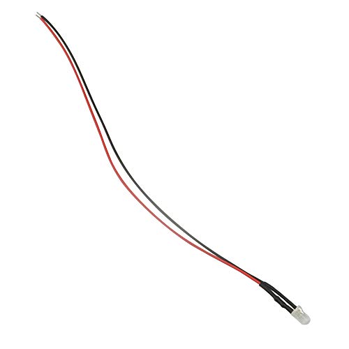 WMYCONGCONG 210 PCS Mixed Color 12V DC 5mm LED Pre Wired 20cm Bulb Lamp (210 PCS)