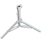 LIOOBO Portable Foldable Beach Stand - Outdoor Sunshade Anchor - Adjustable Patio Umbrella Base Holder - Rust Free Umbrella Base - Tempered Iron Patio Umbrella Stand