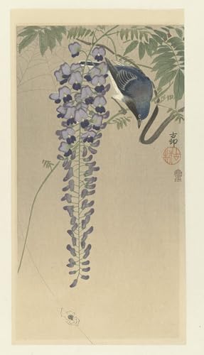 Póster de Lienzo Cinciallegra de Ohara Koson Solución para Paredes Vacías
