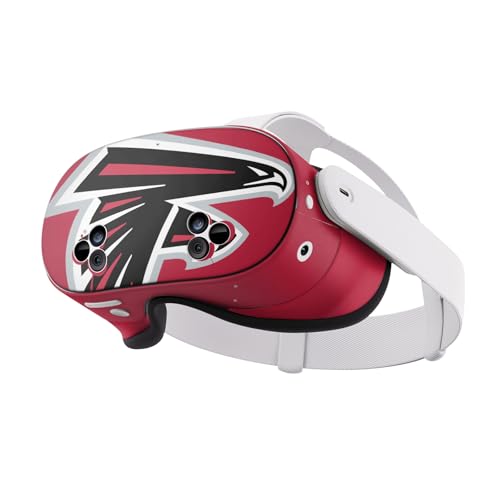 Vinyle Meta Quest 3S Atlanta Falcons autocollant officiel NFL haute résistance aux rayures