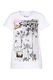 Flammgarnstruktur SOCCX Damen T-Shirt mit Print-Artwork