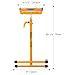SHALL 2-Pack Folding Roller Stand - Heavy Duty 250 LBS Load Capacity - 27.8-43'' Adjustable Height - for Table Saw Outfeed Woodworking