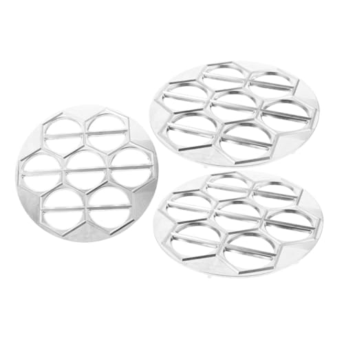 Unomor Dumpling Making Kit 3pcs Stainless Steel Ravioli Khinkali Maker Easy to Clean Space-saving