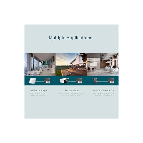 TP-Link Omada PoE+ Injector Gigabit | Non-PoE to PoE Adapter | 802.3at/af Compliant | Up to 30W Power Budget | Wall Mountable | Plug&Play | Up to 100m(328 ft) | UL Certified(POE160S) - image 5