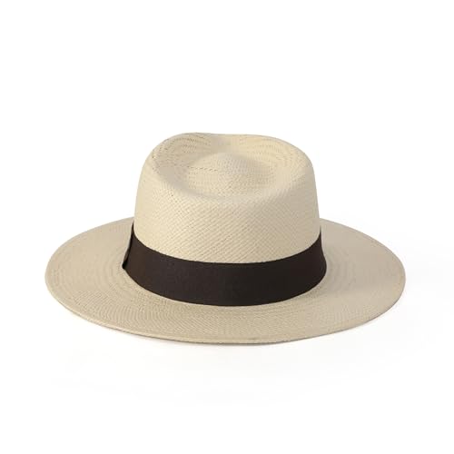 Sombrero Santa Fe Blocked Straw Outback de Papel miniatura 6