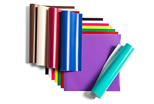 Cricut Premium Vinyl - Removable, 12 x 12 Adhesive Decal Sheets -Variety Sampler