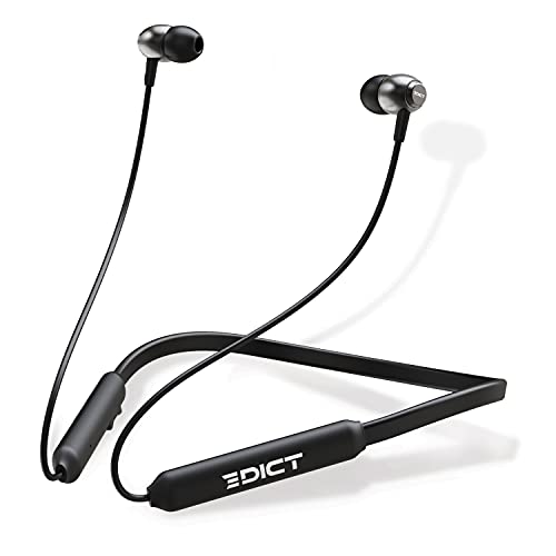 EDICT by Boat DynaBeats EWE02 Wireless Bluetooth in Ear Neckband Headphone with Mic (Black)