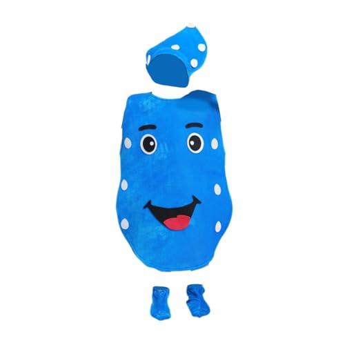 kesurpae Disfarce de fruta exclusivo, fantasia de fantasia, presente de festa cosplay, atraente Halloween para crianças, acessórios, roupa para apresentações no palco, decorativo, desenhos, Gota de