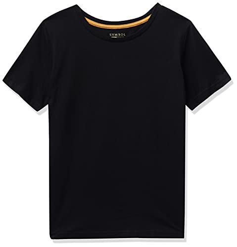 Image of Amazon Brand - Symbol Boys 100% Cotton Solid Half Sleeves T-Shirt | Regular Fit | Age 2-14 Years (Pack of 2)