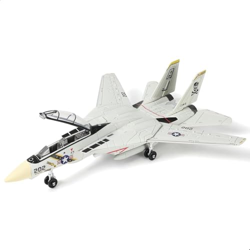NUOTIE F-14 Tomcat Fighter Jet Model Kit 1/72 Plastic Assembly Millitary F14 Airplane Kits Aircraft Model with Stand Collection or Gift (36PCS)