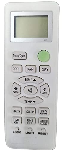 Image of Ehop AC131 Compatible Remote Control for Haier Air Conditioner VE-131B (Please Match The Image with Your existing or Old Remote Before Ordering)