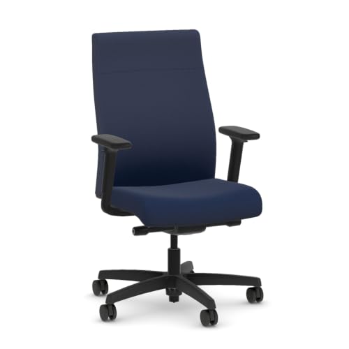 Image of HON Ignition 2.0 Ergonomic Office Chair, Lumbar Support, Desk Chair, Indigo