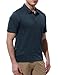 Rdruko Men's Quick Dry Golf Polo Shirts with Pocket Short Sleeve Athletic Casual Collared T-Shirt(Navy, US XL)