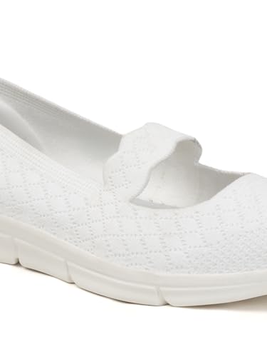 Image of Carlton London Women Mesh Flyknit Slip-On Lightweight Shoes