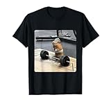 Funny Hamster Fitness Gym Weightlifting Meme Tee