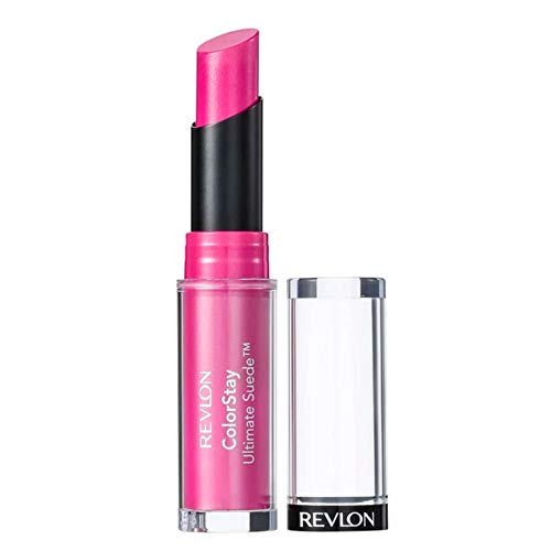 REVLON Lipstick, ColorStay Ultimate Suede Lipstick, High Impact Lip color with Moisturizing Creamy Formula, Infused with Vitamin E, 005 Muse, 0.09 Oz - image 1