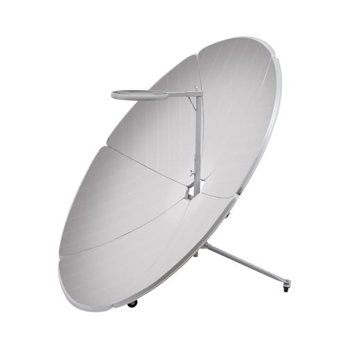 1800W Parabolic Solar Cooker High Efficiency Sun Oven 700-1000°C Outdoor Camping