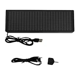 Indicatore di spettro audio a LED con 384 LED, 12 modalità di visualizzazione e 4 opzioni di colore, alimentato tramite USB, per ambienti audio domestici e display orologio, controllo vocale e linea