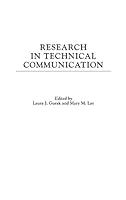 Research in Technical Communication: 1567506658 Book Cover