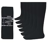 Diamond Star Men's 6 Pack Athletic Tube Socks Running Sports Over The Calf Cushioned Premium Soft Co