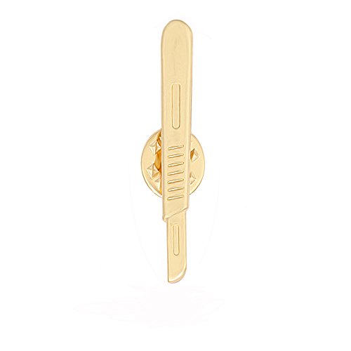 Image of Scalpel Brooch Lapel Pins Jewelry Gift for Surgeon Doctor Nurse