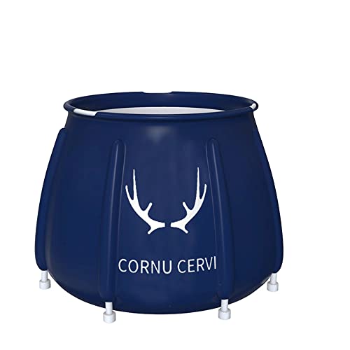 Portable Bathtub Thickened Insulation, Double Drainage, Folding Portable, Suitable for Small Spaces (Bathroom, Outdoor, RV) Soaking, spa(blue antlers) Portable Bathtub Thickened Insulation, Double Drainage, Folding Portable, Suitable for Small Spaces (Bathroom, Outdoor, RV) Soaking, spa(blue antlers)