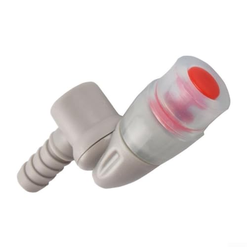 Válvula de mordida de vejiga de agua con interruptor de encendido y apagado para depósito de paquete de hidratación, conector de manguera duradero, cubierta antipolvo para accesorios al aire libre