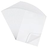 40 Sheets A4 Size Clear Double Sided Adhesive Tape Sheets, Wide Large Double Sided Strong Sticky Tape for DIY Art, Craft, Home Decorative