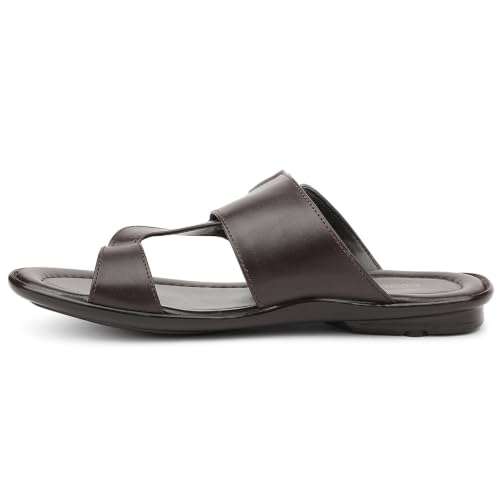 Image of Liberty Coolers ORTIZ-30 Casual Slippers for Men With PU Upper - Comfortable & Lightweight |& Trendy Design | Stylish Footwear, Cushioned Footbed