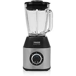 Batidora De Vaso Princess Princess 212100 Batidora de vaso Supreme, 1,5 L, 1250 W, 5 velocidades y función Pulse